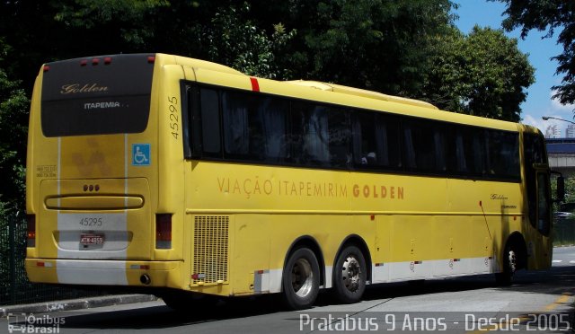 Viação Itapemirim 45295 na cidade de São Paulo, São Paulo, Brasil, por Cristiano Soares da Silva. ID da foto: 2544734.