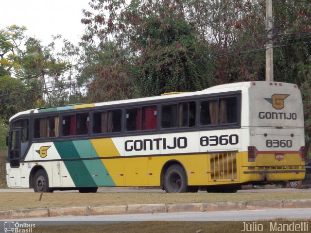 Empresa Gontijo de Transportes 8360 na cidade de Belo Horizonte, Minas Gerais, Brasil, por Júlio  Mandelli. ID da foto: 2545641.