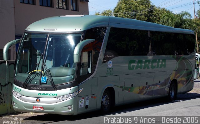 Viação Garcia 7777 na cidade de São Paulo, São Paulo, Brasil, por Cristiano Soares da Silva. ID da foto: 2544732.