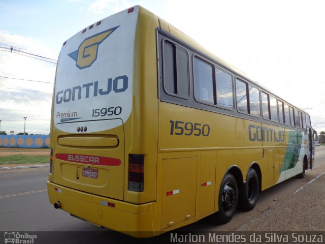 Empresa Gontijo de Transportes 15950 na cidade de Pirapora, Minas Gerais, Brasil, por Marlon Mendes da Silva Souza. Número da foto: #2544809.