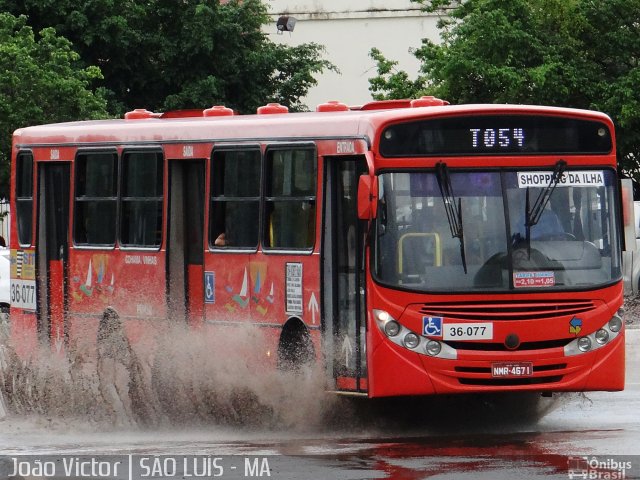 Viação Primor 36-077 na cidade de São Luís, Maranhão, Brasil, por João Victor. ID da foto: 2546937.