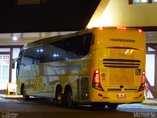 Viação Itapemirim 60627 na cidade de Queluz, São Paulo, Brasil, por Michel Sc. Número da foto: #2545912.