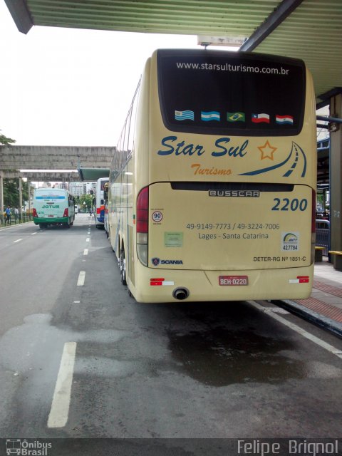 Star Sul Viagens e Turismo 2200 na cidade de Florianópolis, Santa Catarina, Brasil, por Felipe  Brignol. Número da foto: #2547387.