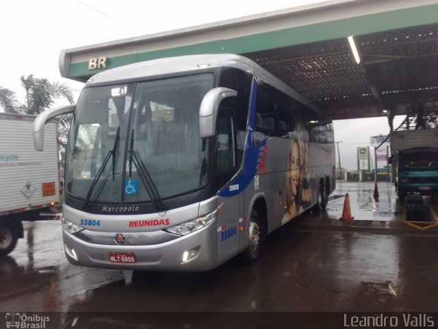 Reunidas Transportes Coletivos 33804 na cidade de Santo Ângelo, Rio Grande do Sul, Brasil, por Leandro Melo Valls. Número da foto: #2546943.
