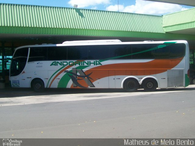 Empresa de Transportes Andorinha 5252 na cidade de São Paulo, São Paulo, Brasil, por Matheus de Melo Bento. Número da foto: #2546138.