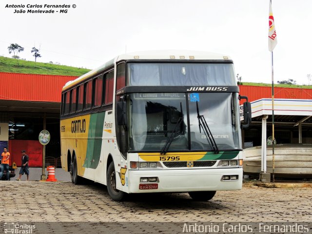 Empresa Gontijo de Transportes 15795 na cidade de João Monlevade, Minas Gerais, Brasil, por Antonio Carlos Fernandes. ID da foto: 2546443.