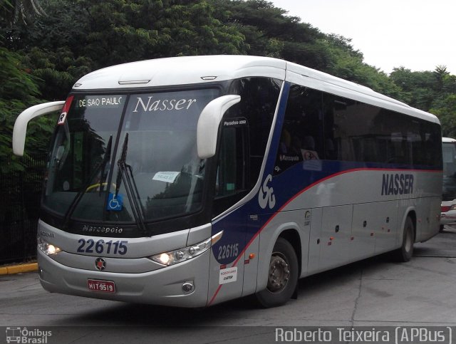 Viação Nasser 226115 na cidade de São Paulo, São Paulo, Brasil, por Roberto Teixeira. Número da foto: #2548963.
