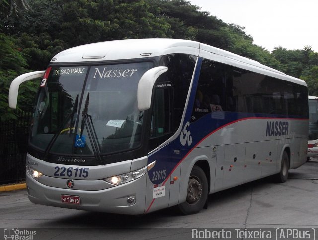 Viação Nasser 226115 na cidade de São Paulo, São Paulo, Brasil, por Roberto Teixeira. ID da foto: 2548963.