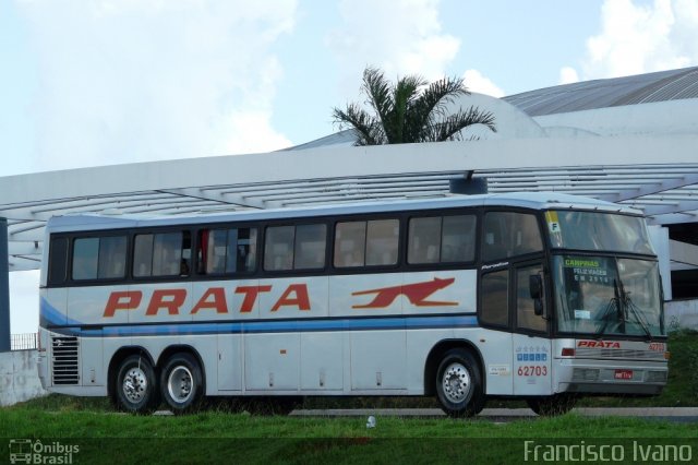 Expresso de Prata 62703 na cidade de Marília, São Paulo, Brasil, por Francisco Ivano. Número da foto: #2548970.