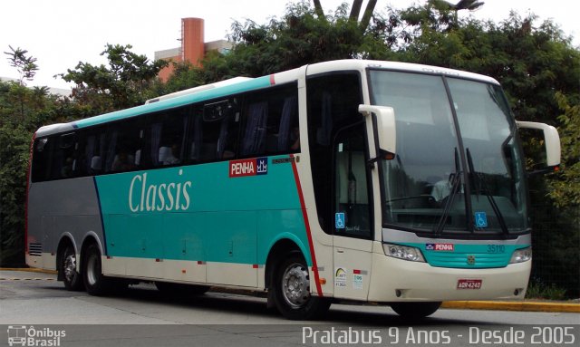 Empresa de Ônibus Nossa Senhora da Penha 35110 na cidade de São Paulo, São Paulo, Brasil, por Cristiano Soares da Silva. Número da foto: #2547581.