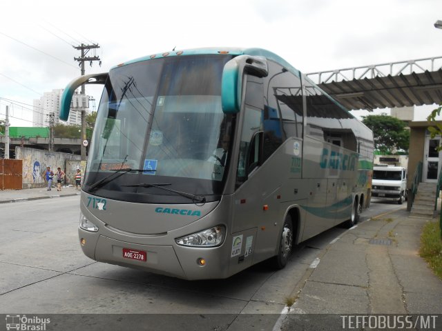 Viação Garcia 7172 na cidade de São Paulo, São Paulo, Brasil, por Stefano  Rodrigues dos Santos. Número da foto: #2548897.