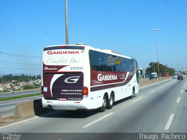 Expresso Gardenia 2920 na cidade de São Joaquim de Bicas, Minas Gerais, Brasil, por Thiago  Pacheco. Número da foto: #2548831.