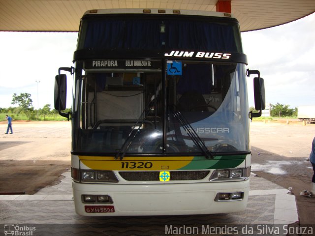 Empresa Gontijo de Transportes 11320 na cidade de Corinto, Minas Gerais, Brasil, por Marlon Mendes da Silva Souza. ID da foto: 2550314.