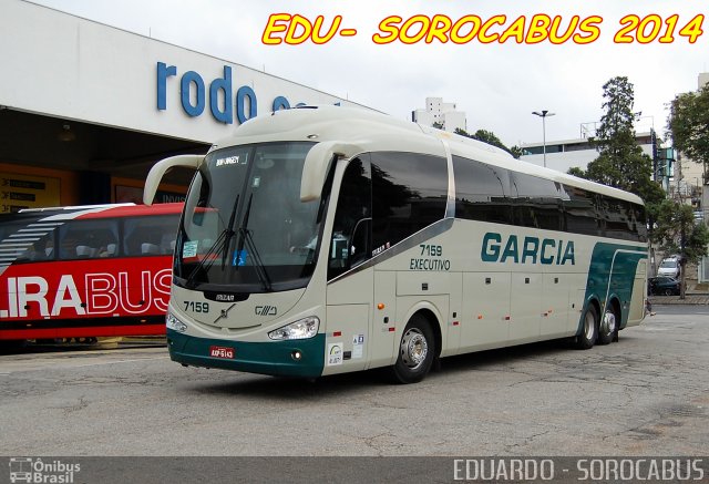 Viação Garcia 7159 na cidade de Sorocaba, São Paulo, Brasil, por EDUARDO - SOROCABUS. Número da foto: #2550610.