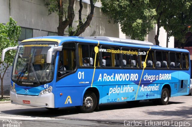 Tijuquinha - Auto Viação Tijuca 01 na cidade de Rio de Janeiro, Rio de Janeiro, Brasil, por Carlos Eduardo Lopes. ID da foto: 2550679.