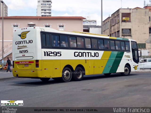 Empresa Gontijo de Transportes 11295 na cidade de Belo Horizonte, Minas Gerais, Brasil, por Valter Francisco. ID da foto: 2549630.