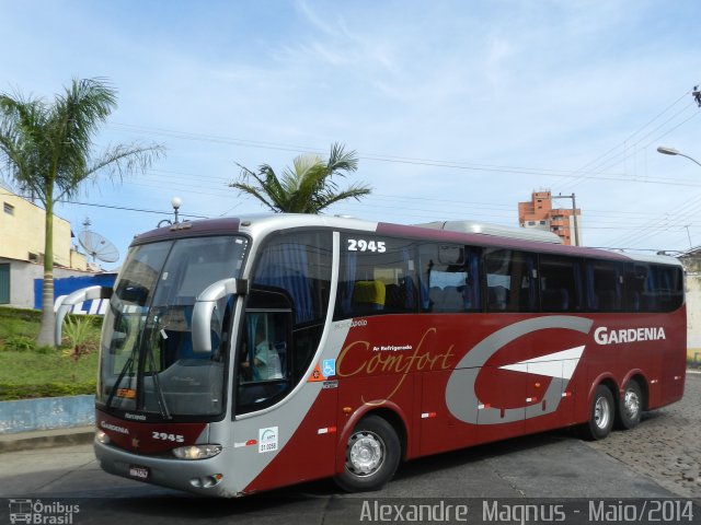 Expresso Gardenia 2945 na cidade de Ouro Fino, Minas Gerais, Brasil, por Alexandre  Magnus. Número da foto: #2549958.