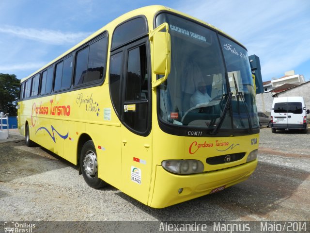 Cardoso Turismo 1208 na cidade de Monte Sião, Minas Gerais, Brasil, por Alexandre  Magnus. Número da foto: #2549445.