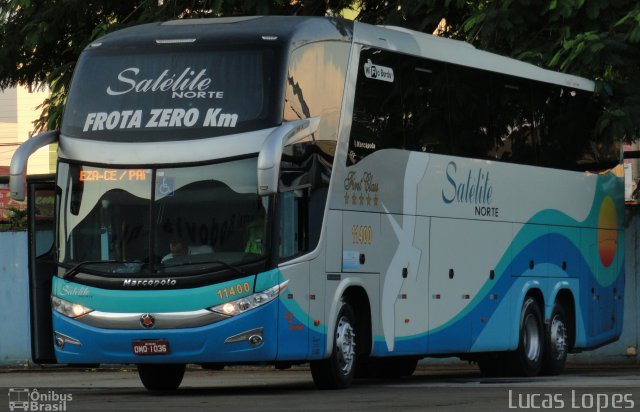 Expresso Satélite Norte 11400 na cidade de Goiânia, Goiás, Brasil, por Lucas Gabriel Resende Lopes. Número da foto: #2550098.