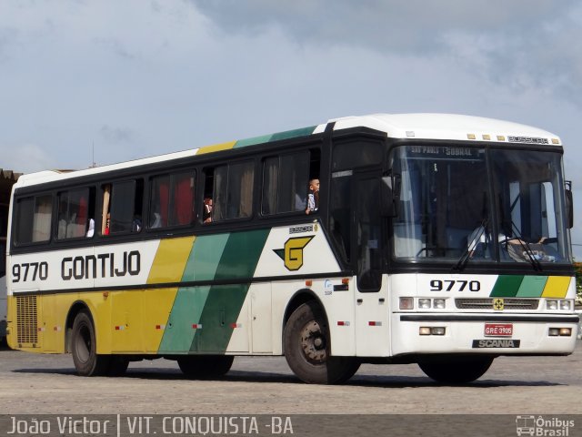 Empresa Gontijo de Transportes 9770 na cidade de Vitória da Conquista, Bahia, Brasil, por João Victor. Número da foto: #2550050.