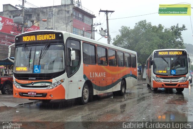 Linave Transportes 0432 na cidade de Nova Iguaçu, Rio de Janeiro, Brasil, por Gabriel Cardoso Lopes. Número da foto: #2552010.