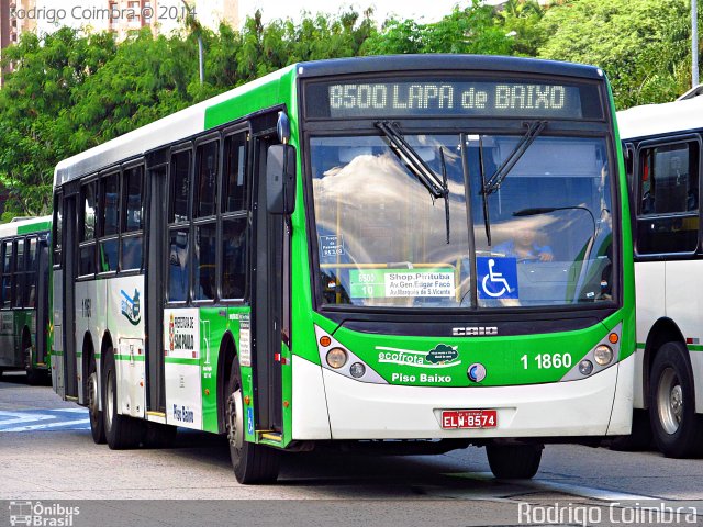 Viação Santa Brígida 1 1860 na cidade de São Paulo, São Paulo, Brasil, por Rodrigo Coimbra. Número da foto: #2551567.