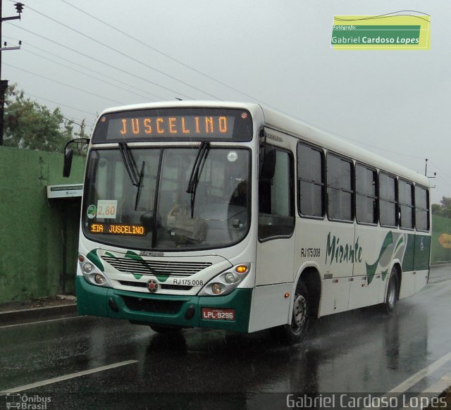 Viação Mirante RJ 175.008 na cidade de Mesquita, Rio de Janeiro, Brasil, por Gabriel Cardoso Lopes. Número da foto: #2551954.