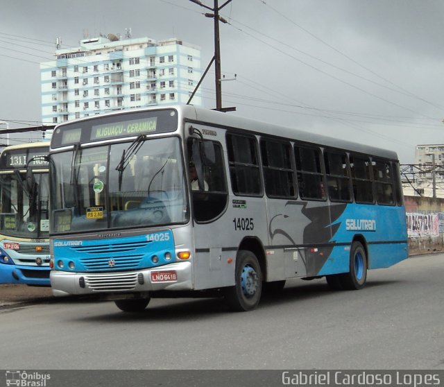 Salutran - Serviço de Auto Transportes 14025 na cidade de Nova Iguaçu, Rio de Janeiro, Brasil, por Gabriel Cardoso Lopes. ID da foto: 2552274.