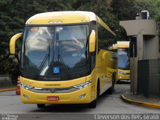 Viação Itapemirim 60547 na cidade de São Paulo, São Paulo, Brasil, por Cleverson dos Reis Giraldi. ID da foto: 2552197.