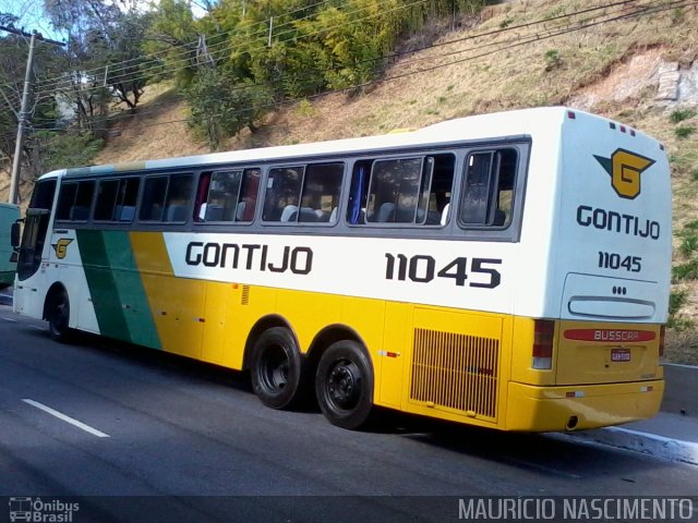 Empresa Gontijo de Transportes 11045 na cidade de Belo Horizonte, Minas Gerais, Brasil, por Maurício Nascimento. ID da foto: 2550951.