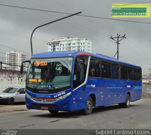 Viação Nossa Senhora da Penha RJ 188.196 na cidade de Nova Iguaçu, Rio de Janeiro, Brasil, por Gabriel Cardoso Lopes. Número da foto: #2552054.