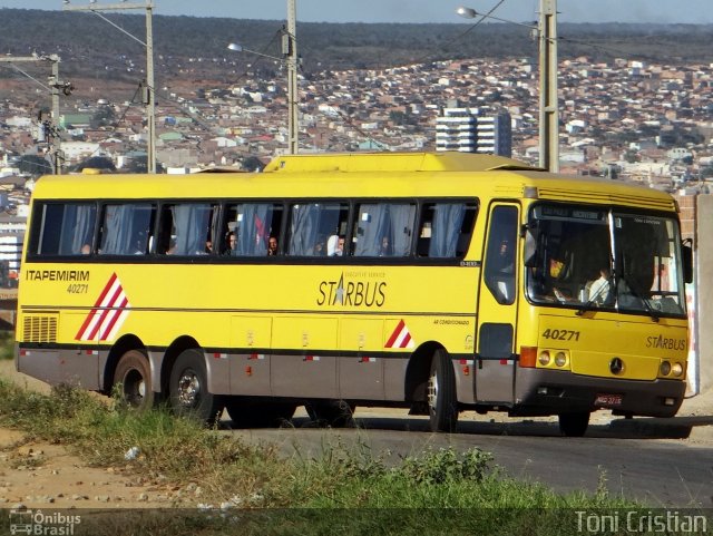 Viação Itapemirim 40271 na cidade de Vitória da Conquista, Bahia, Brasil, por Tôni Cristian. ID da foto: 2551691.