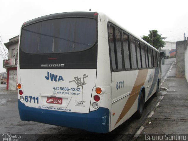 JWA Turismo 6711 na cidade de Embu das Artes, São Paulo, Brasil, por Bruno Santino. Número da foto: #2552078.
