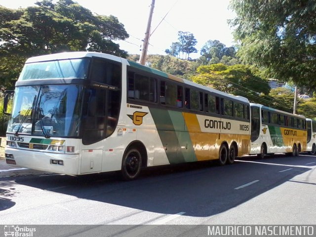 Empresa Gontijo de Transportes 11035 na cidade de Belo Horizonte, Minas Gerais, Brasil, por Maurício Nascimento. ID da foto: 2550955.