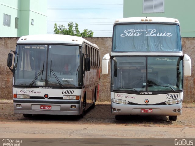 Expresso São Luiz 6000 na cidade de Rio Verde, Goiás, Brasil, por Paulo Roberto Sales do Nascimento. Número da foto: #2551768.