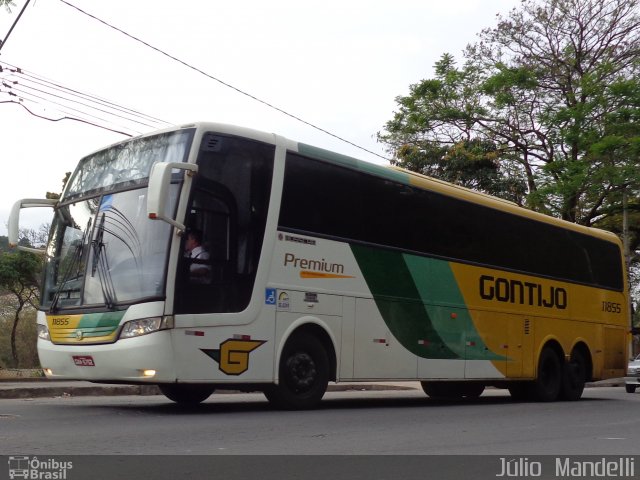 Empresa Gontijo de Transportes 11855 na cidade de Belo Horizonte, Minas Gerais, Brasil, por Júlio  Mandelli. ID da foto: 2554041.