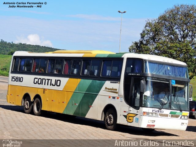 Empresa Gontijo de Transportes 15810 na cidade de João Monlevade, Minas Gerais, Brasil, por Antonio Carlos Fernandes. ID da foto: 2553341.