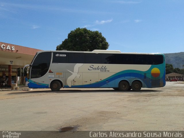 Expresso Satélite Norte 8600 na cidade de Aragarças, Goiás, Brasil, por Carlos Alexsandro Sousa Morais. ID da foto: 2553086.