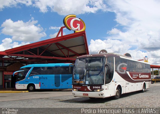 Expresso Gardenia 3105 na cidade de Ribeirão Vermelho, Minas Gerais, Brasil, por Pedro Henrique Gumercindo da Silva. Número da foto: #2553972.