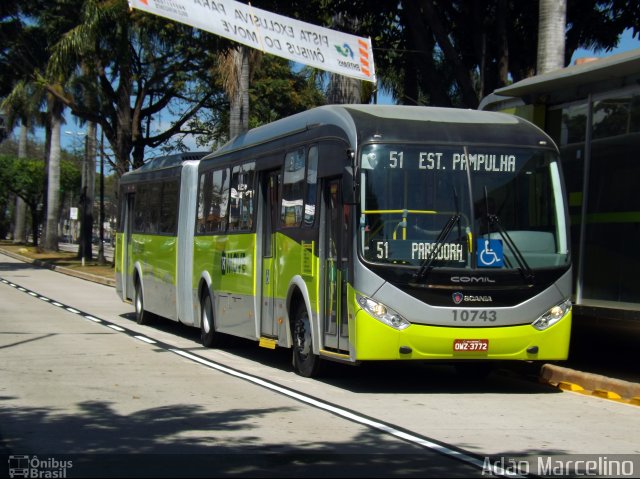 São Dimas Transportes 10743 na cidade de Belo Horizonte, Minas Gerais, Brasil, por Adão Raimundo Marcelino. Número da foto: #2554360.