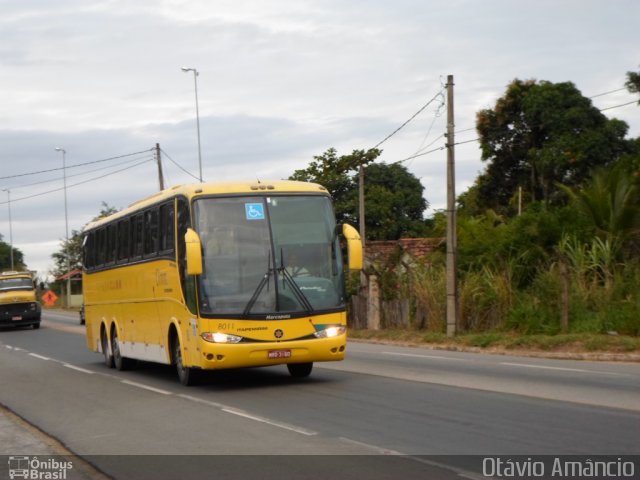 Viação Itapemirim 8011 na cidade de Paraíba do Sul, Rio de Janeiro, Brasil, por Otávio Amâncio. Número da foto: #2554560.