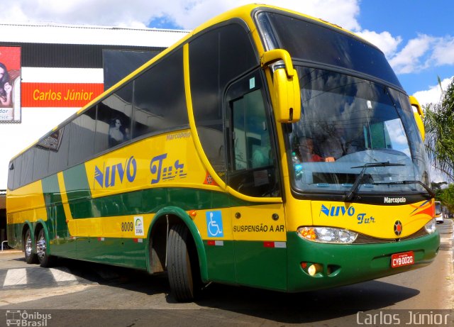 Nuvo Tur 8009 na cidade de Goiânia, Goiás, Brasil, por Carlos Júnior. ID da foto: 2553669.