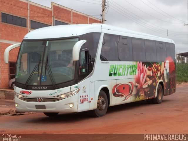 Eucatur - Empresa União Cascavel de Transportes e Turismo 4947 na cidade de Rondonópolis, Mato Grosso, Brasil, por Alexandre Rodrigo. ID da foto: 2553929.