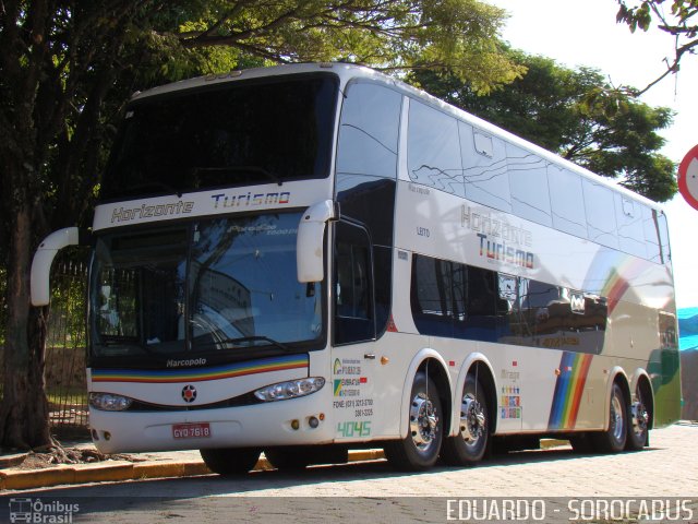 Horizonte Turismo 4045 na cidade de Votorantim, São Paulo, Brasil, por EDUARDO - SOROCABUS. Número da foto: #2554148.