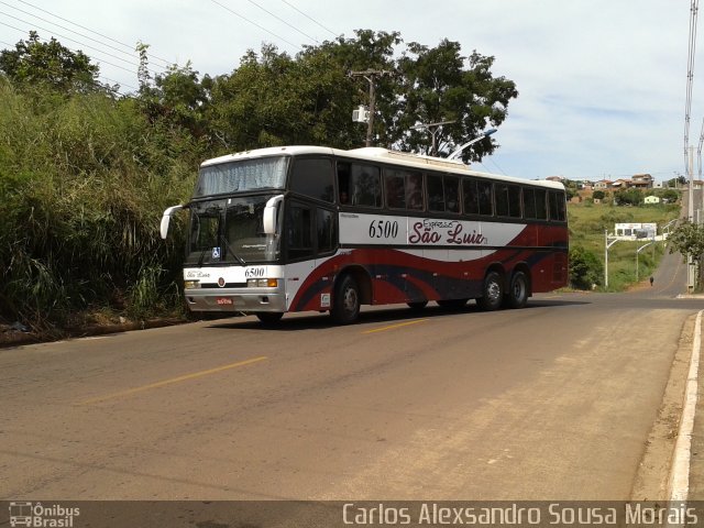 Expresso São Luiz 6500 na cidade de Barra do Garças, Mato Grosso, Brasil, por Carlos Alexsandro Sousa Morais. ID da foto: 2553083.