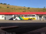 Empresa Gontijo de Transportes 5855 na cidade de João Monlevade, Minas Gerais, Brasil, por Felipe  José dos Reis. Número da foto: #:id.