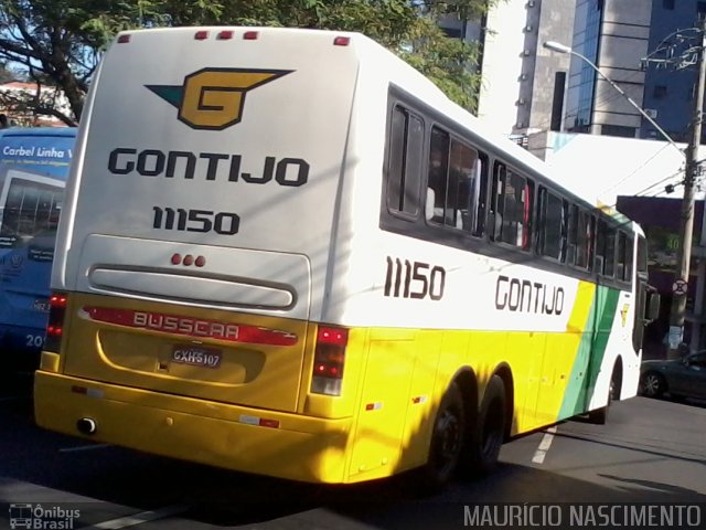 Empresa Gontijo de Transportes 11150 na cidade de Belo Horizonte, Minas Gerais, Brasil, por Maurício Nascimento. ID da foto: 2554943.