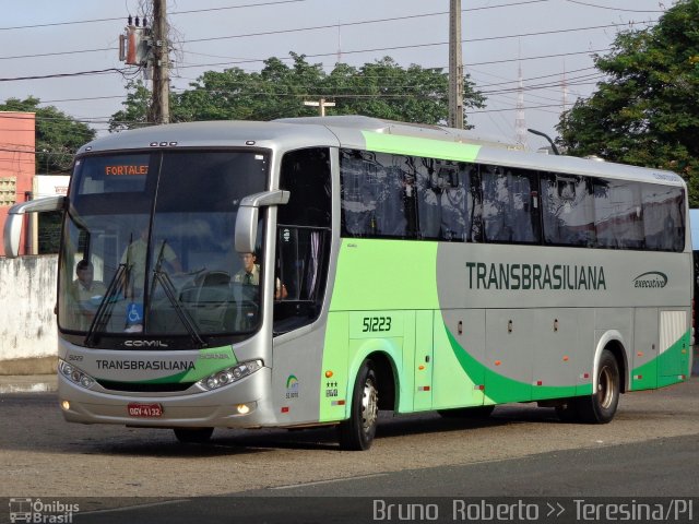 Transbrasiliana Transportes e Turismo 51223 na cidade de Teresina, Piauí, Brasil, por Bruno  Roberto. ID da foto: 2555375.