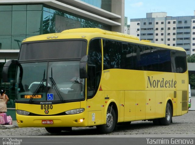 Viação Nordeste 8080 na cidade de Fortaleza, Ceará, Brasil, por Yasmim Genova. Número da foto: #2555358.