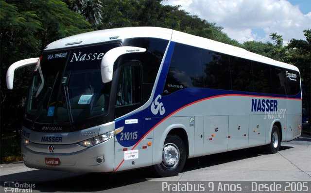 Viação Nasser 210115 na cidade de São Paulo, São Paulo, Brasil, por Cristiano Soares da Silva. Número da foto: #2555052.